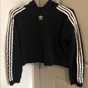 adidas three stripes hoodie